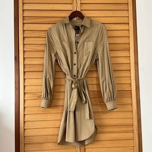 Banana Republic Safari Mini Shirt Dress